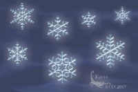 Eiskristalle / Sterne